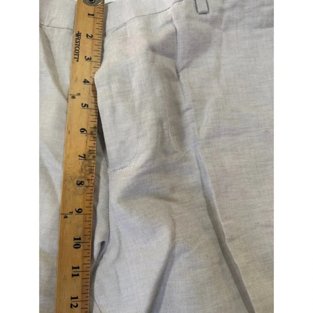 Perry Ellis Portfolio Travel Luxe‎ Linen Blend Modern Fit Pants Beige 38x30 NEW